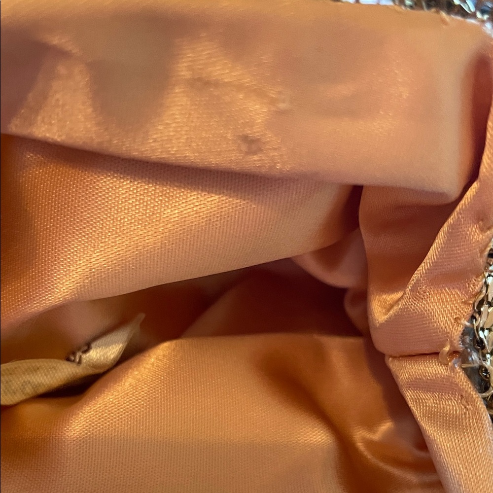 Glamorous Derma mesh Gold Sequin Clutch - Picture 8 of 9